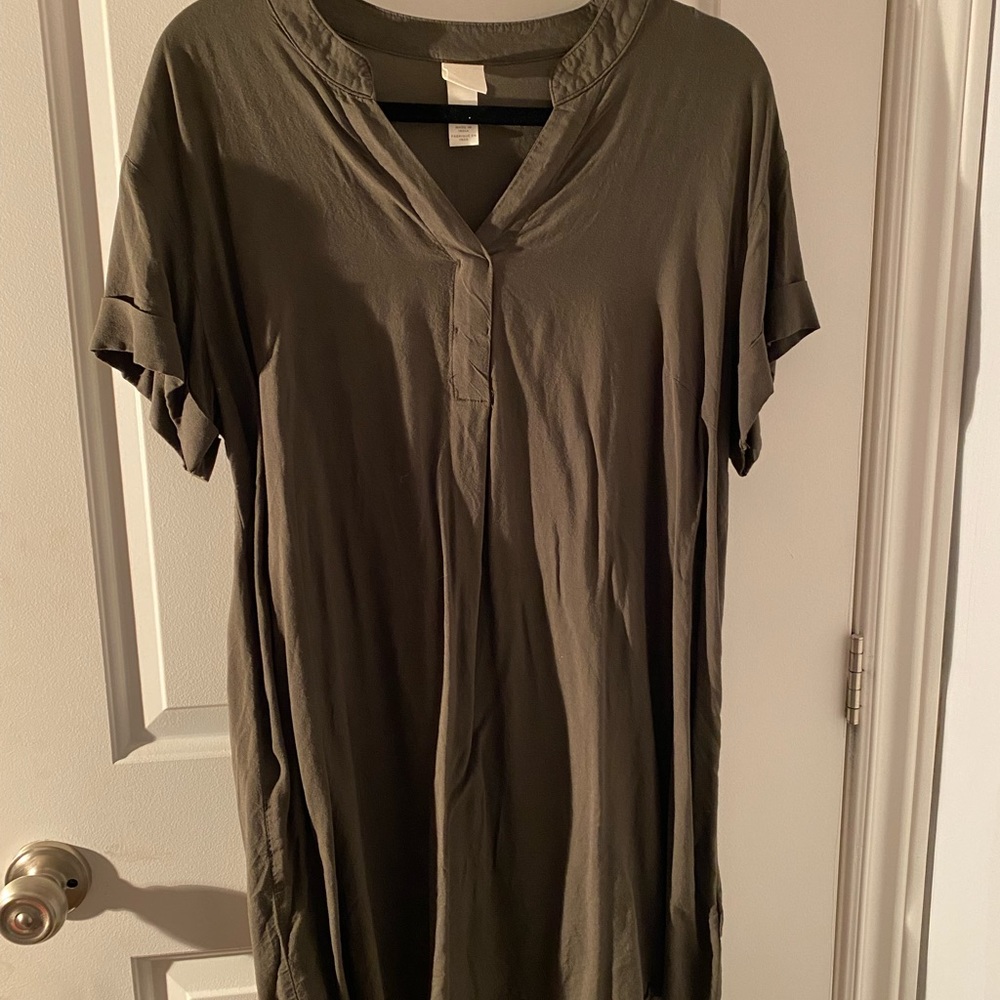 Army green dress
